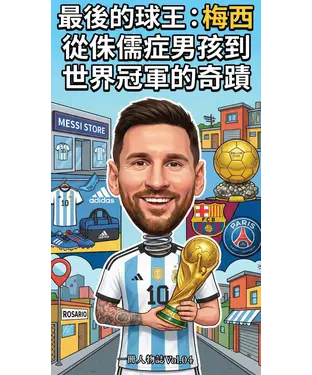 書封 最後的球王：梅西，從侏儒症男孩到世界冠軍的奇蹟